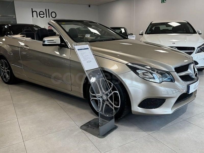 Usado Mercedes E220 170 CV (125 kW) 2014 Beige Descapotable