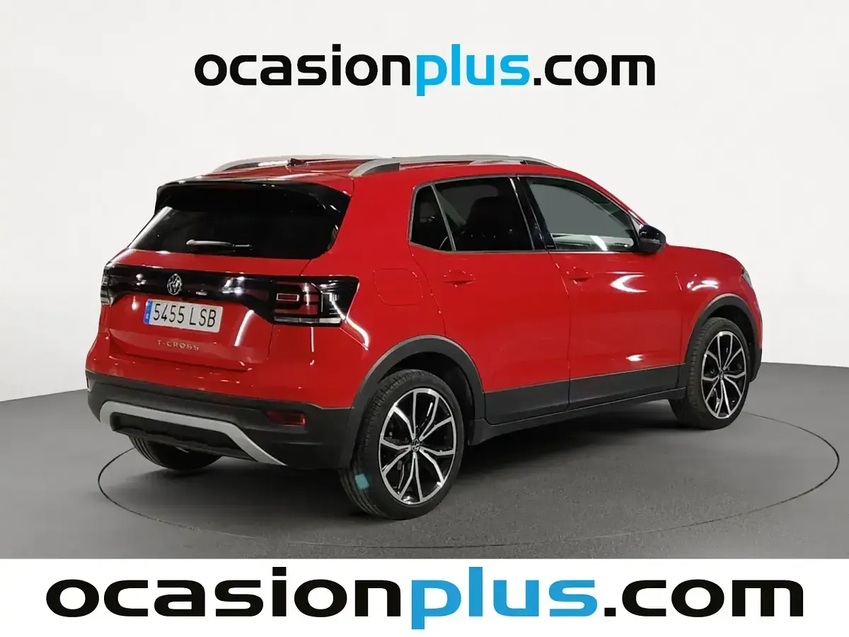 Usado VW T-Cross Sportline 150 CV (110 kW) 2021 Rojo SUV