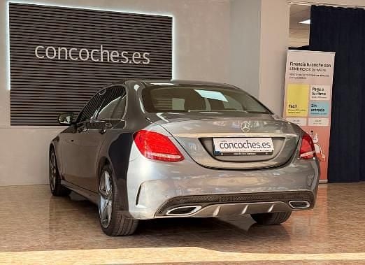 Usado Mercedes C220 170 CV (125 kW) 2017 Gris Berlina