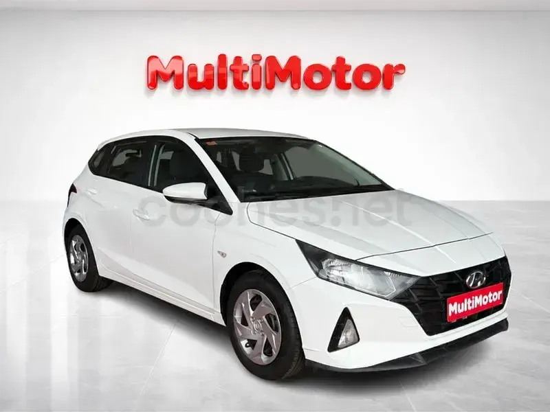 Usado Hyundai i20 84 CV (61 kW) 2021 Blanco Utilitario