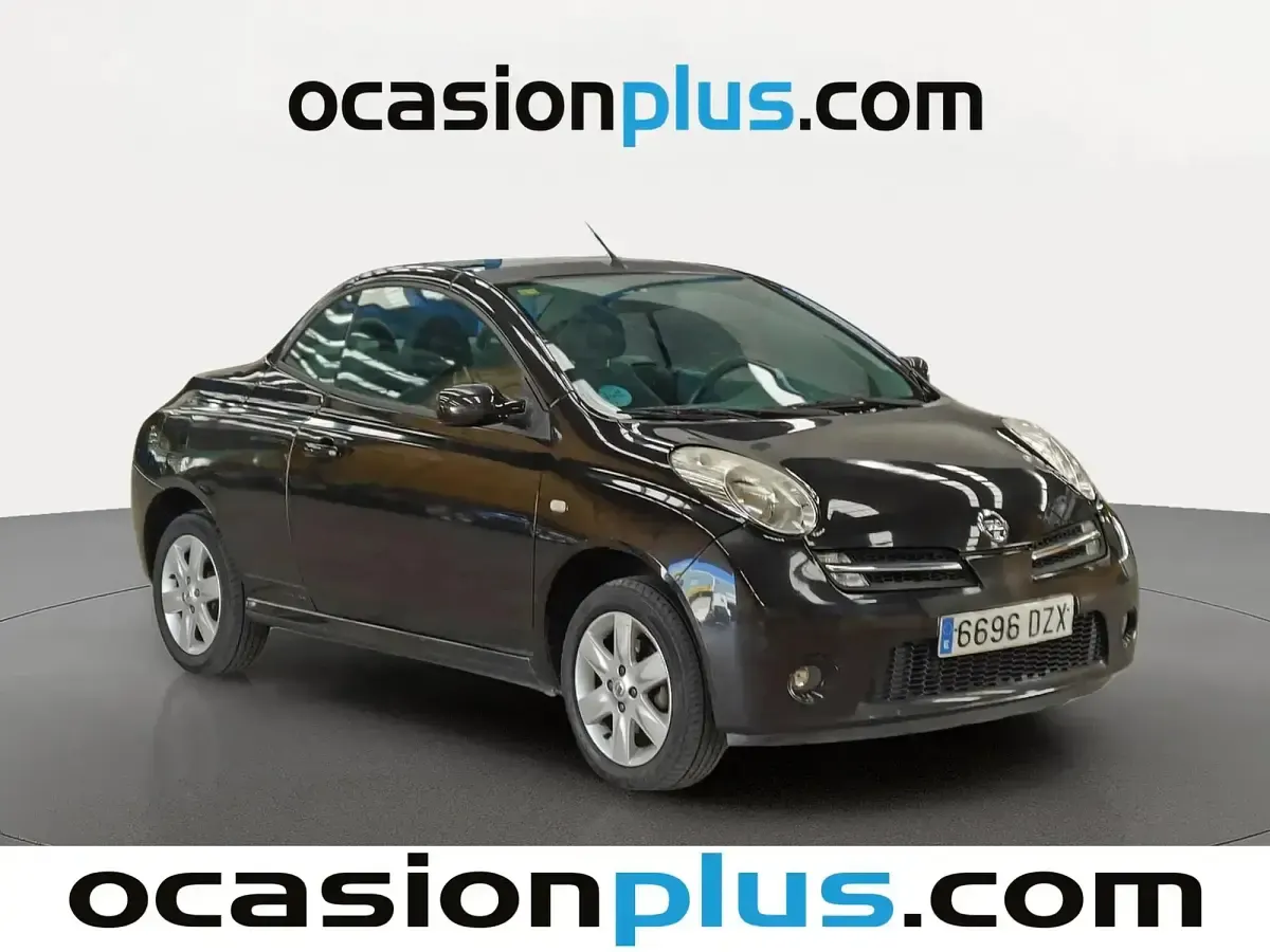 Occasion Nissan Micra C+C Tekna 88 PK (64 kW) 2006 Zwart Cabriolet