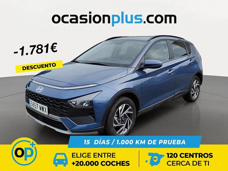 Azul Usado 2024 Hyundai Bayon SUV | 17.400 € (Precio justo) - Imagen 1/4