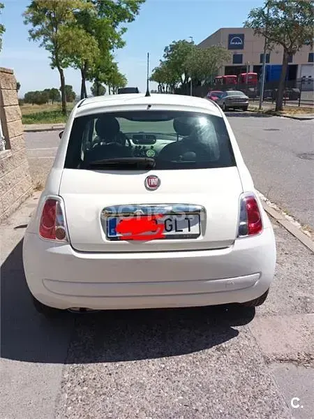 Usado Fiat 500 Lounge 69 CV (50 kW) 2009 Blanco Descapotable