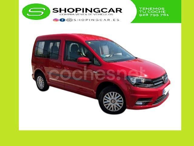 Rojo Usado 2020 VW Caddy Trendline Monovolumen | 17.690 € (Precio justo) - Imagen 1/4