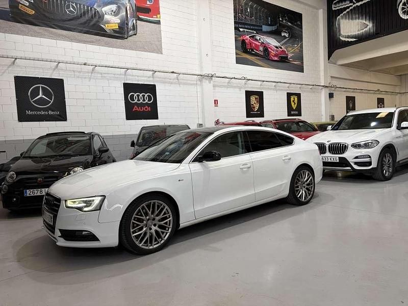 Usado Audi A5 Sportback Advanced 190 CV (139 kW) 2014 Blanco Utilitario