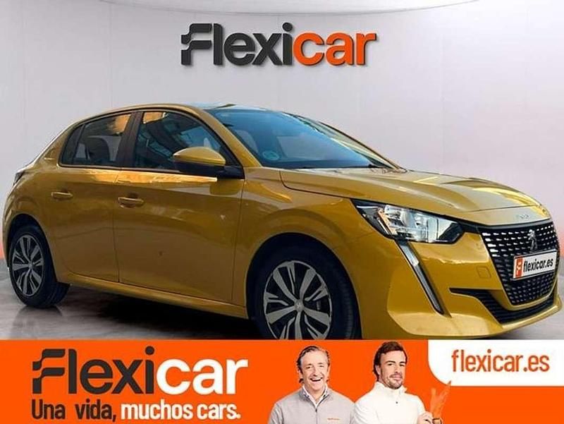 Usado Peugeot 208 Active 101 CV (74 kW) 2020 Amarillo Utilitario