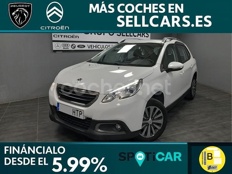 Blanco Usado 2013 Peugeot 2008 Active SUV | 8290 € (Precio justo) - Imagen 1/4