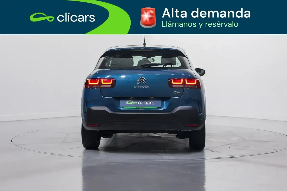 Usado Citroën C4 Cactus Feel 110 CV (80 kW) 2020 Azul Utilitario