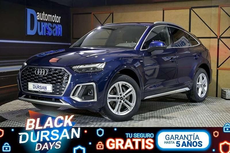 Azul Usado 2022 Audi Q5 S-Line SUV | 41.221 € (Caro) - Imagen 1/4