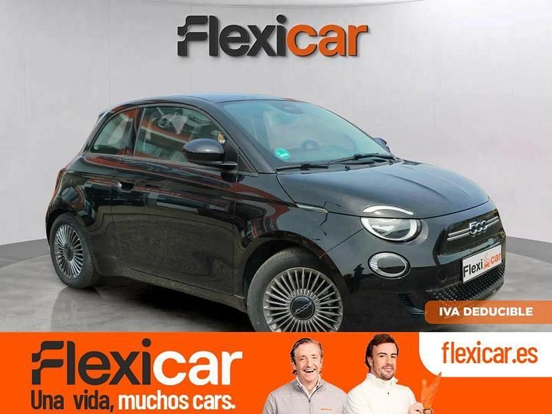 Usado Fiat 500e Icon 86 kW (118 CV) 2021 Negro Utilitario