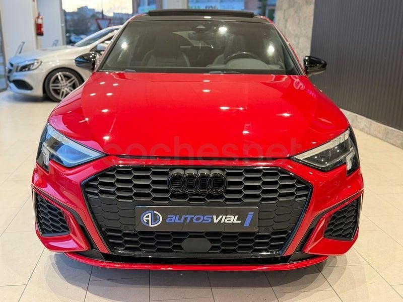 Usado Audi A3 S-Line 150 CV (110 kW) 2021 Rojo Berlina