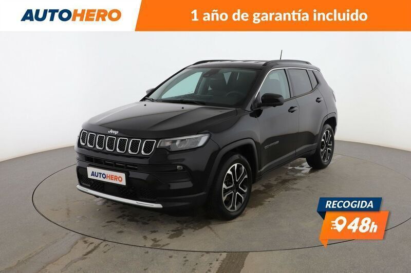 Negro Usado 2022 Jeep Compass Limited SUV | 24.899 € (Precio justo) - Imagen 1/3