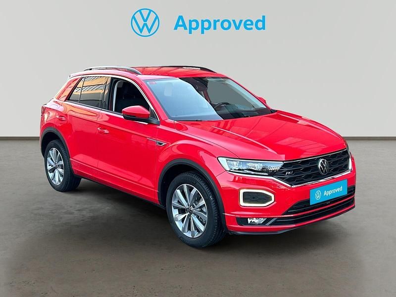 Rojo Usado 2021 VW T-Roc Advance SUV | 22.450 € (Un poco caro) - Imagen 1/4