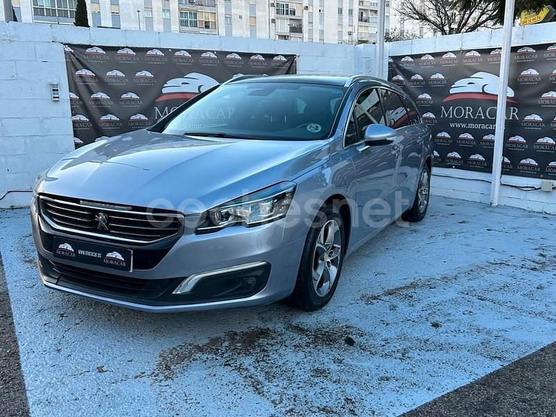 Usado Peugeot 508 SW GT-line 115 CV (84 kW) 2015 Gris / plata Familiar