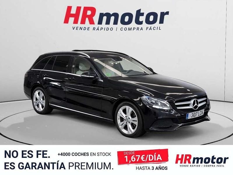 Usado Mercedes C220 170 CV (125 kW) 2015 Negro Familiar