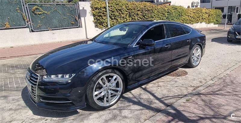 Usado Audi A7 Sportback S-Line 272 CV (200 kW) 2016 Azul Utilitario