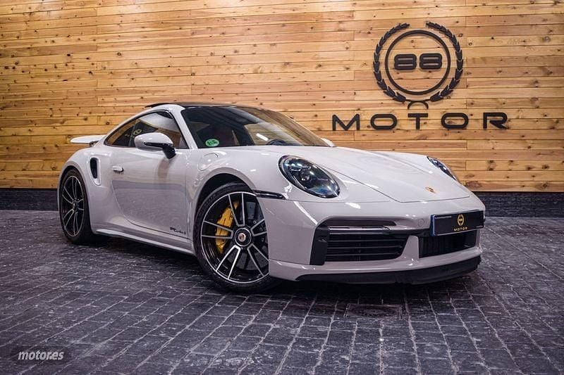 Gris Usado 2021 Porsche 911 Turbo S Coupe | 259.970 € - Imagen 1/4