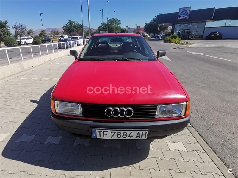 Usado Audi 80 112 CV (82 kW) 1989 Rojo Berlina