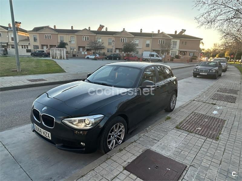 Usado BMW 116 Efficient Dynamics 116 CV (85 kW) 2014 Negro Utilitario