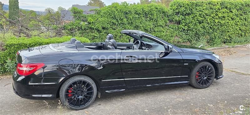 Usado Mercedes E350 Avantgarde 231 CV (169 kW) 2010 Negro Descapotable
