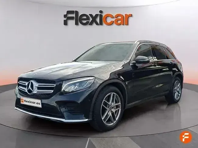 Usado Mercedes GLC220 170 CV (125 kW) 2018 Negro SUV