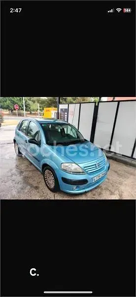Usado Citroën C3 92 CV (67 kW) 2003 Azul Berlina