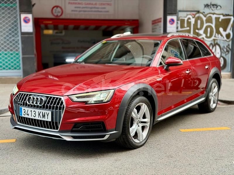 Usado Audi A4 Allroad 163 CV (119 kW) 2018 Granate Familiar