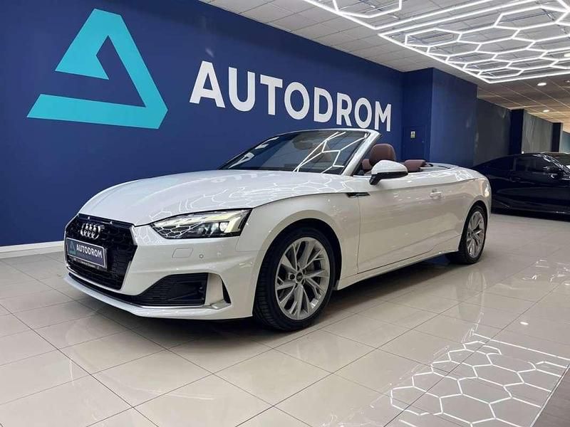 Blanco Usado 2021 Audi A5 Cabriolet Advanced Descapotable | 38.350 € (Precio justo) - Imagen 1/4