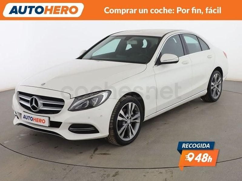 Usado Mercedes C220 Avantgarde 170 CV (125 kW) 2015 Blanco Berlina