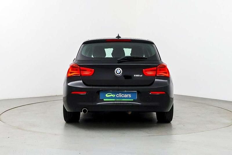 Usado BMW 116 116 CV (85 kW) 2018 Negro Utilitario