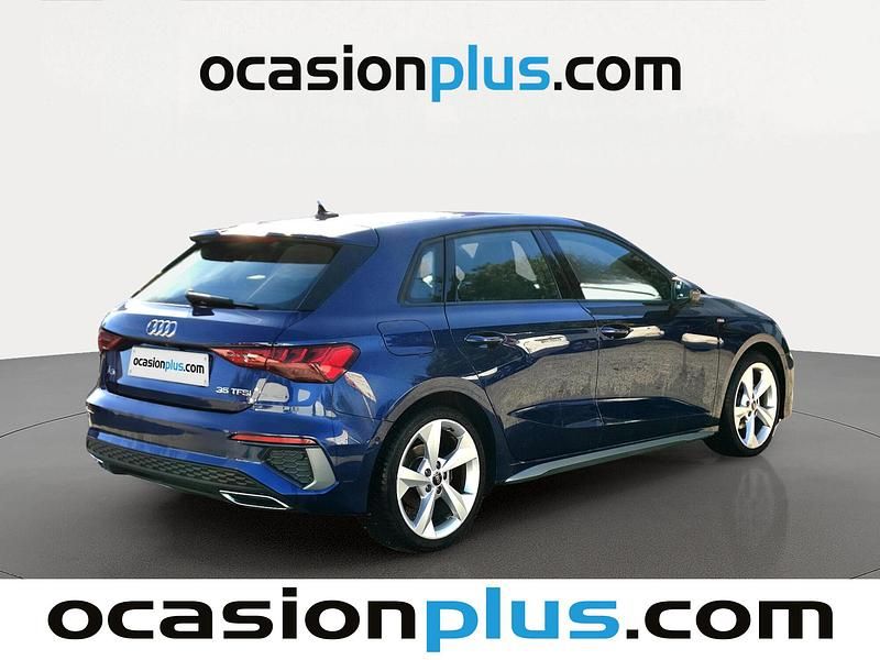 Usado Audi A3 S-Line 150 CV (110 kW) 2023 Azul Berlina