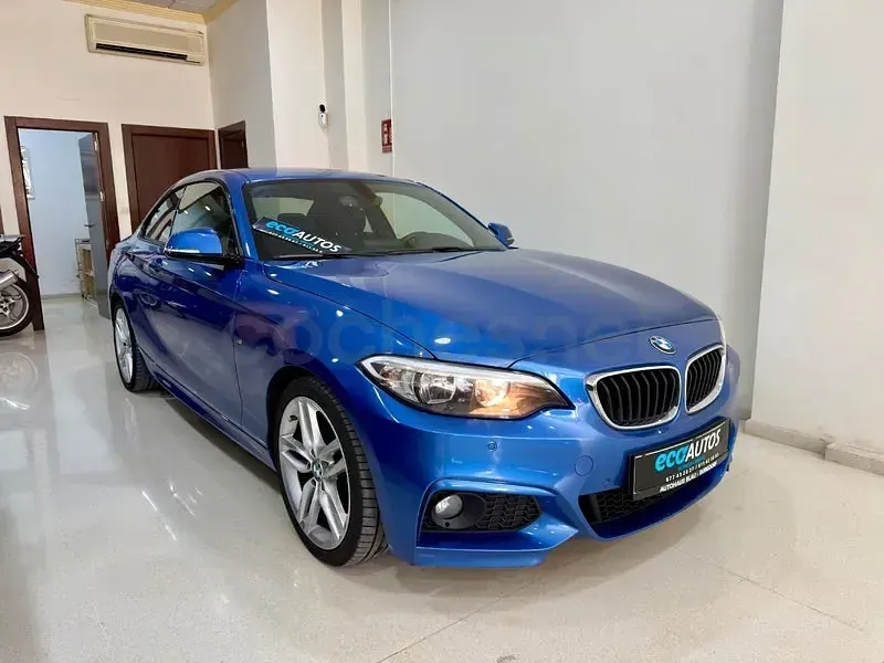 Usado BMW 218 M Sport 143 CV (105 kW) 2014 Azul Coupe