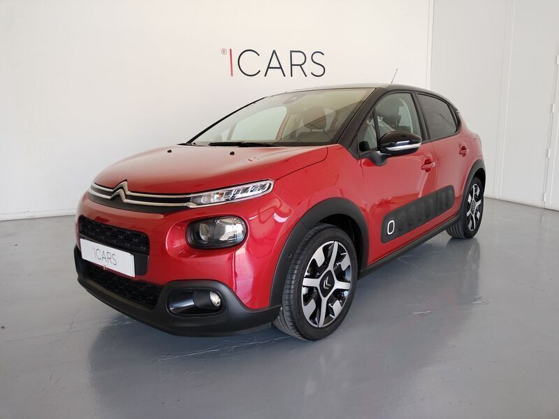 Usado Citroën C3 PureTech 81 CV (59 kW) 2018 Granate Utilitario