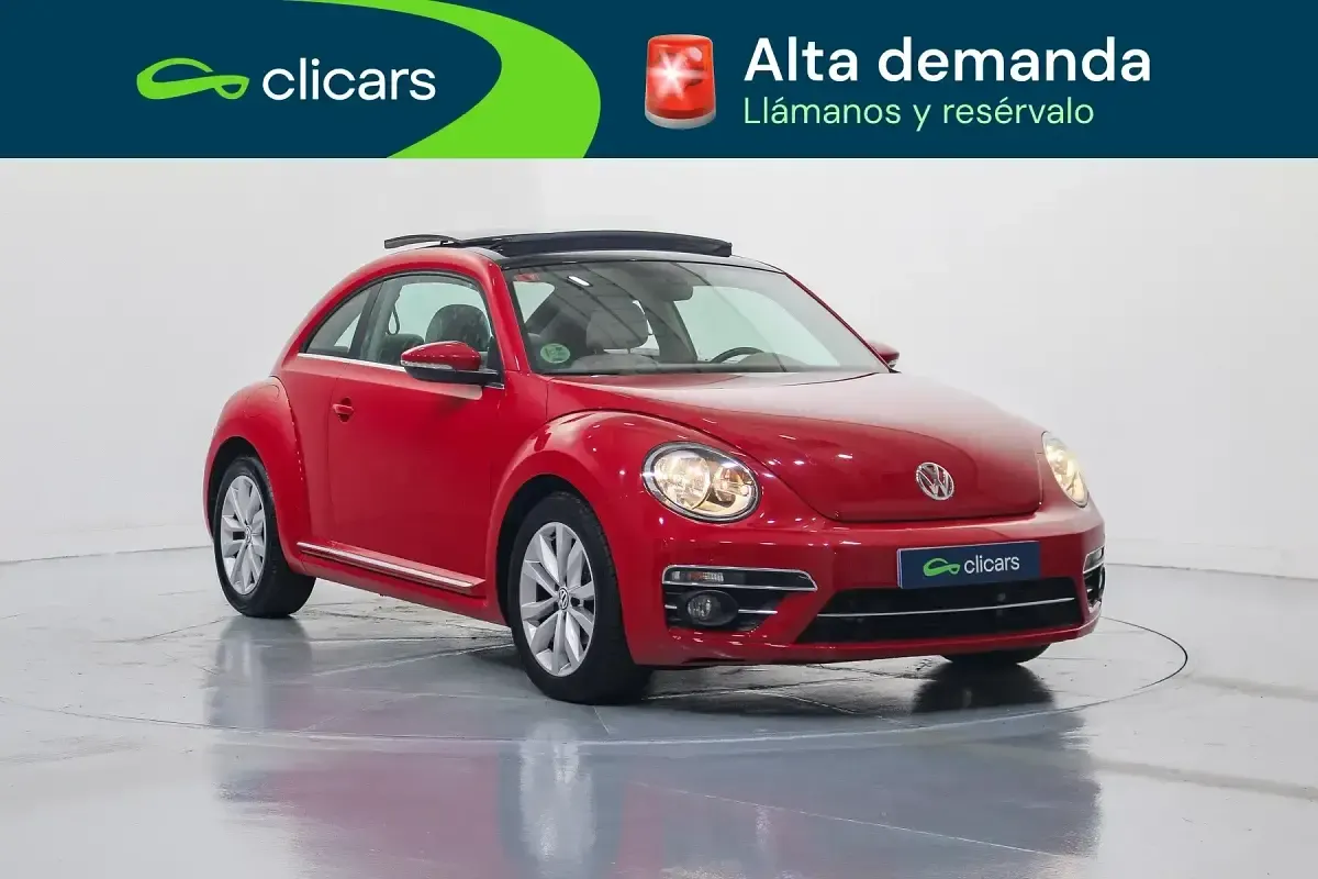 Usado VW Beetle Design 110 CV (80 kW) 2017 Rojo Utilitario