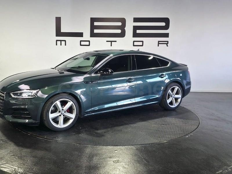 Usado Audi A5 Sportback Comfort 190 CV (139 kW) 2019 Verde Utilitario