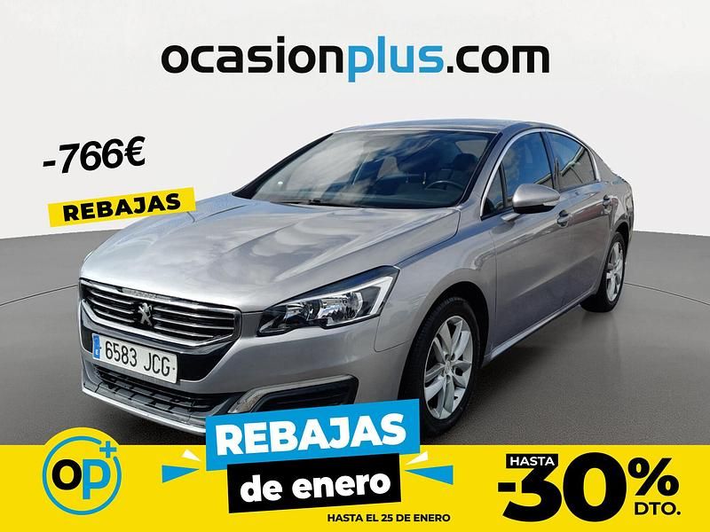 Gris Usado 2015 Peugeot 508 Active Berlina | 10.350 € (Precio justo) - Imagen 1/4