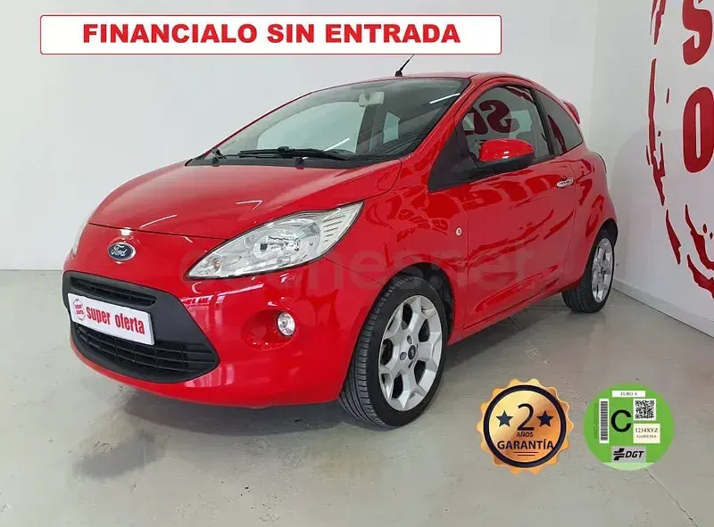 Brugt Ford Ka Titanium 69 HK (50 kW) 2015 Rød Sedan
