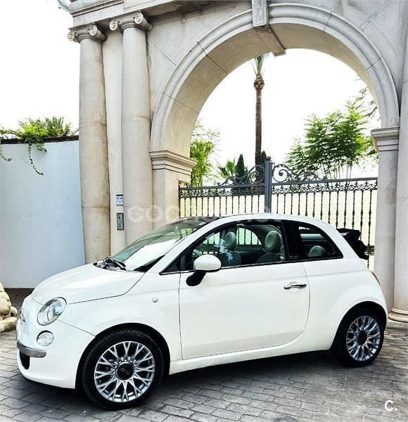 Blanco Usado 2012 Fiat 500C Lounge Descapotable | 5500 € (Buen precio) - Imagen 1/4