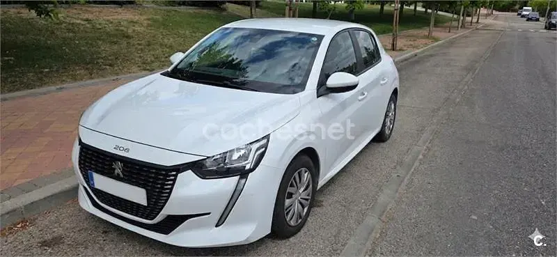 Usado Peugeot 208 Active 100 CV (73 kW) 2021 Blanco Utilitario