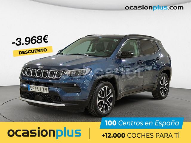 Negro Usado 2022 Jeep Compass Limited SUV | 19.900 € (Precio justo) - Imagen 1/4