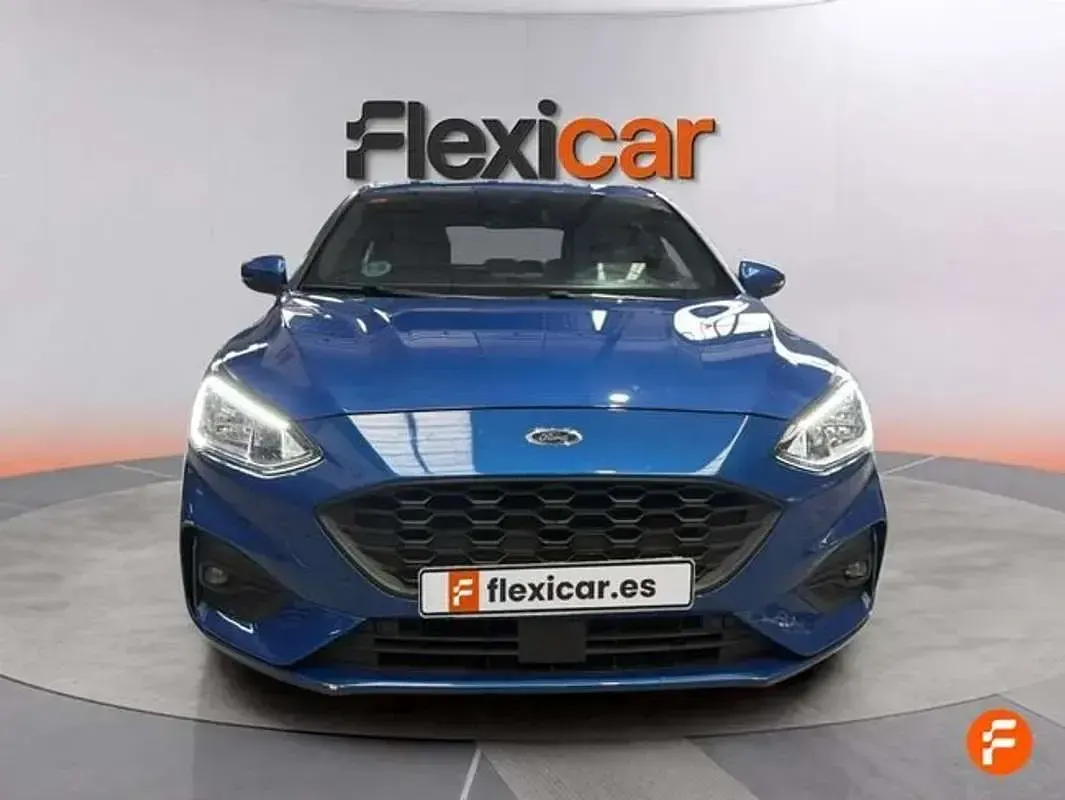 Begagnad Ford Focus ST-Line 125 HK (91 kW) 2019 Blå Halvkombi