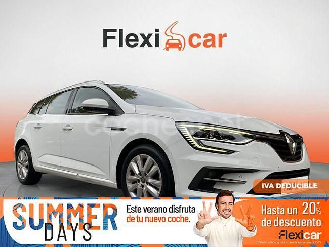 Blanco Usado 2021 Renault Mégane GrandTour Zen Familiar | 14.690 € (Un poco caro) - Imagen 1/4