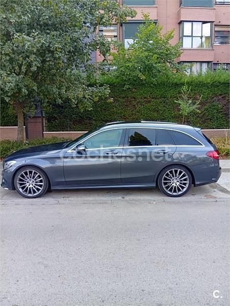 Gris / plata Usado 2015 Mercedes C220 AMG Familiar | 15.500 € (Super precio) - Imagen 1/4