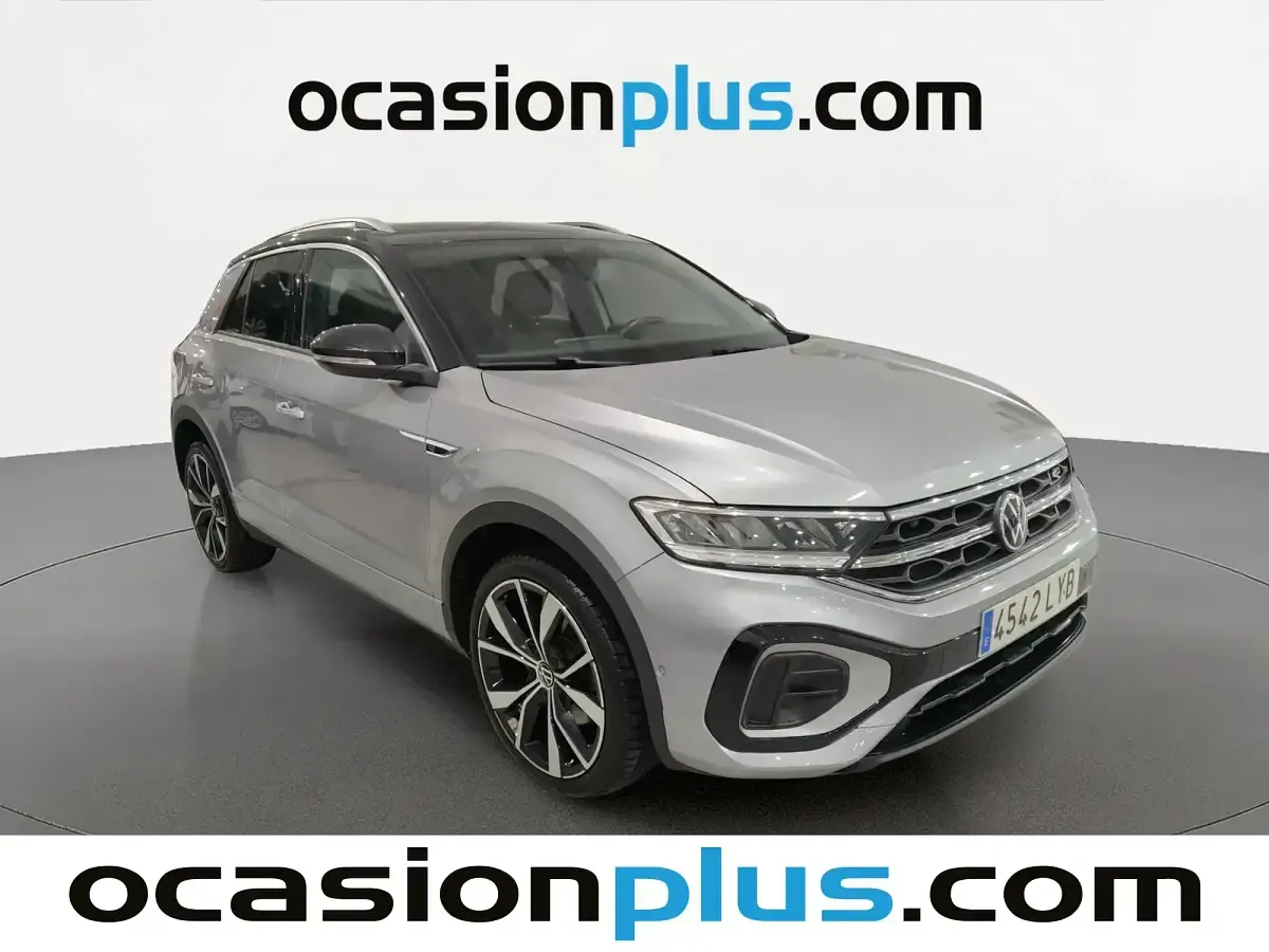 Usado VW T-Roc R-line 150 CV (110 kW) 2022 Gris SUV