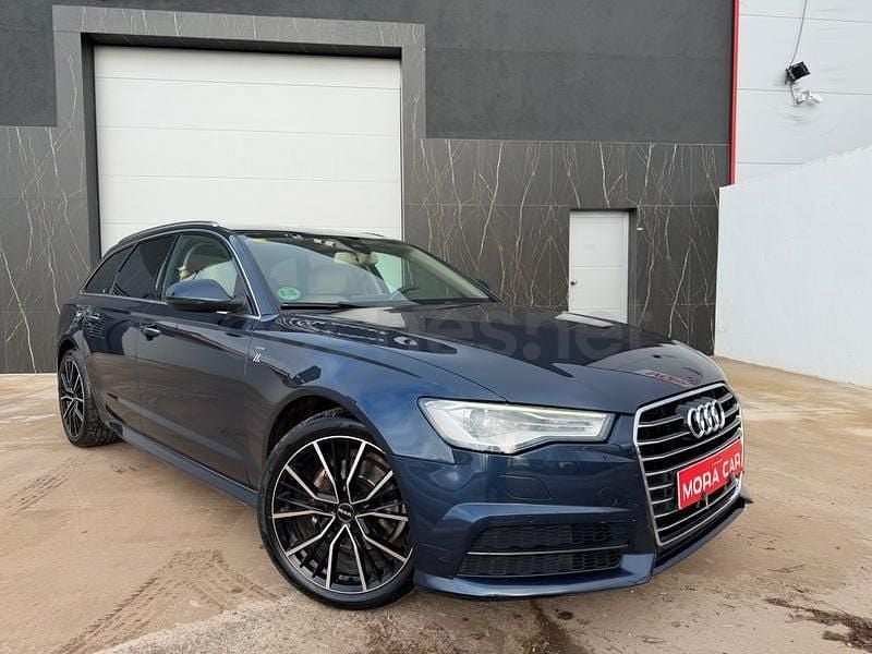 Usado Audi A6 150 CV (110 kW) 2016 Azul Familiar