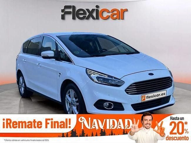 Blanco Usado 2018 Ford S-MAX Titanium Monovolumen | 21.490 € (Precio justo) - Imagen 1/4