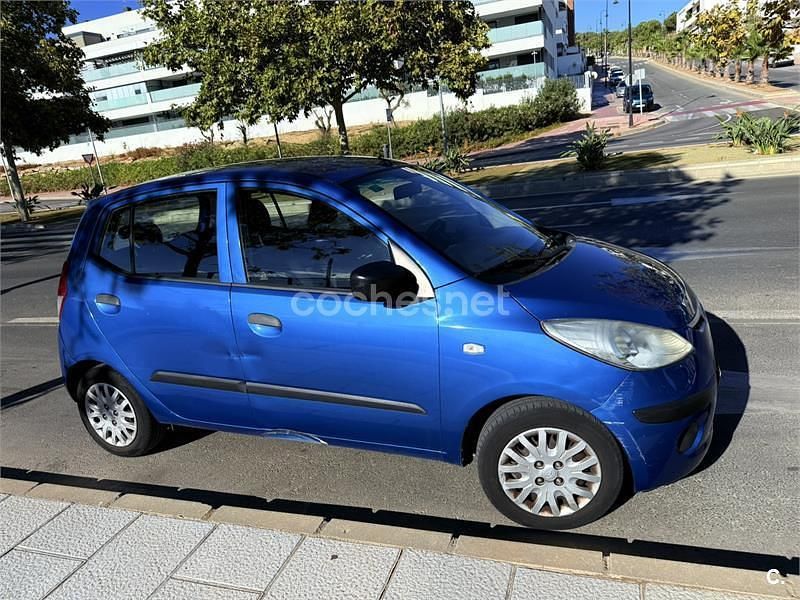 Usado Hyundai i10 GLS 78 CV (57 kW) 2009 Azul Utilitario