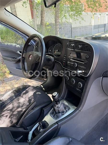 Usado Saab 9-3 Linear 150 CV (110 kW) 2006 Negro Berlina