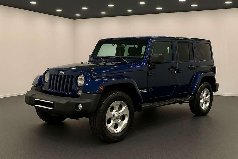 Azul Usado 2013 Jeep Wrangler Unlimited Sahara SUV | 29.900 € (Precio justo) - Imagen 1/4