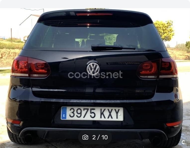 Usado VW Golf VI GTI 210 CV (154 kW) 2011 Negro Utilitario